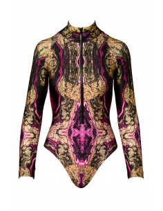 One piece scuba Versace Pink