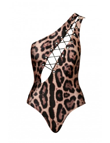 One piece One shoulder swimsuit  Leopard