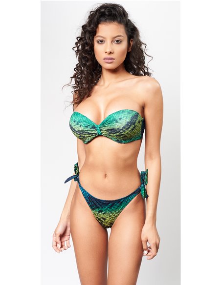 costum baie JESSIKA SNAKE GREEN