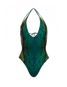 JADE ONE PIECE SNAKE GREEN